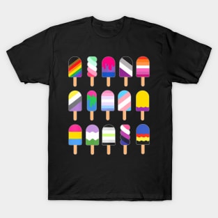 Gay Pride 2024 Ice Cream Identities LGBT Pride T-Shirt